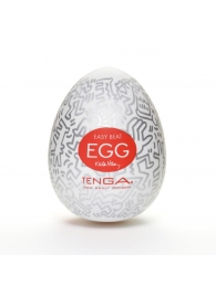 Мастурбатор-яйцо Keith Haring EGG PARTY - Tenga - в Новокузнецке купить с доставкой