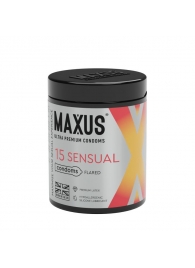 Анатомические презервативы MAXUS Sensual - 15 шт. - Maxus - купить с доставкой в Новокузнецке