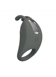 Серое эрекционное кольцо с вибрацией Master Ring - Baile - в Новокузнецке купить с доставкой