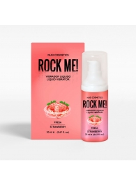 Жидкий вибратор Nuei Rock Me! с ароматом клубники - 20 мл. - Nuei cosmetics - купить с доставкой в Новокузнецке