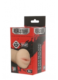 Нежный мастурбатор-ротик REALSTUFF 5INCH MASTURBATOR BJ - Dream Toys - в Новокузнецке купить с доставкой