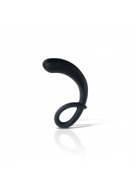 Черный массажер простаты Curving Curt - 13 см. - MyStim - купить с доставкой в Новокузнецке