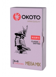 Презервативы OKOTO Mega Mix - 12 шт. - Sitabella - купить с доставкой в Новокузнецке