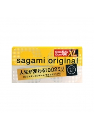 Презервативы увеличенного размера Sagami Original 0.02 XL-size - 12 шт. - Sagami - купить с доставкой в Новокузнецке