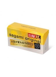 Презервативы увеличенного размера Sagami Original 0.02 XL-size - 12 шт. - Sagami - купить с доставкой в Новокузнецке