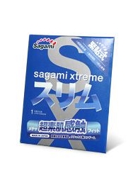 Презерватив Sagami Xtreme FEEL FIT 3D - 1 шт. - Sagami - купить с доставкой в Новокузнецке