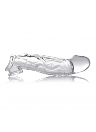 Прозрачная насадка для увеличения члена 2 Inch Clear Extender Sleeve - XR Brands - в Новокузнецке купить с доставкой