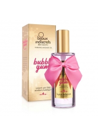 Разогревающее массажное масло Light My Fire Bubble Gum с ароматом бабл-гам - 100 мл. - Bijoux Indiscrets - купить с доставкой в Новокузнецке