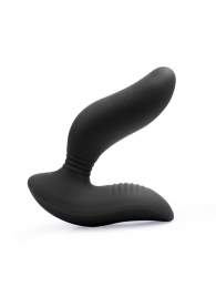 Черный вибромассажер простаты 3,5’’ Curve P-spot Massager - 12 см. - Erokay - в Новокузнецке купить с доставкой