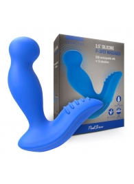 Синий вибромассажер простаты 3,5’’ P-spot Massager - 12,5 см. - Erokay - в Новокузнецке купить с доставкой