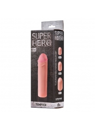 Фаллоудлинитель SUPER HERO Tempter - 16 см. - Lola Games - в Новокузнецке купить с доставкой