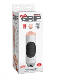 Мастурбатор-вагина Extreme Toyz Mega Grip Vibrating Stroker Mouth - Pipedream - в Новокузнецке купить с доставкой