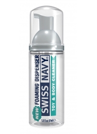 Очищающая пенка для игрушек и тела Toy   Body Cleaner Foamer - 47 мл. - Swiss navy - купить с доставкой в Новокузнецке