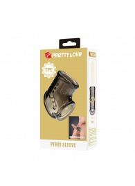 Дымчатая насадка на пенис и мошонку - Baile - в Новокузнецке купить с доставкой