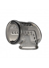 Дымчатая насадка на пенис и мошонку - Baile - в Новокузнецке купить с доставкой