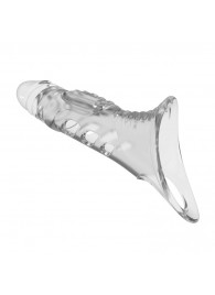 Прозрачная насадка на пенис - 22 см. - Baile - в Новокузнецке купить с доставкой