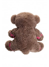 Бондажный набор: бурый мишка с розовыми оковами и наручниками - Pecado - купить с доставкой в Новокузнецке