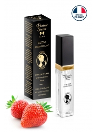 Стимулирующий блеск для губ со вкусом клубники - 7 мл. - Plaisir Secret - купить с доставкой в Новокузнецке Стимулирующий блеск для губ со вкусом клубники - 7 мл. - Plaisir Secret - купить с доставкой в Новокузнецке