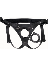 Пояс Hard Brutal для больших насадок - LOVETOY (А-Полимер) - купить с доставкой в Новокузнецке