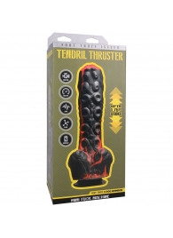 Черно-красная мини-машина на присоске Tendril Thruster - 21,6 см. - Doc Johnson - купить с доставкой в Новокузнецке