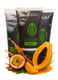 Набор из 3 съедобных лубрикантов JUJU со вкусом тропических фруктов - JuJu - купить с доставкой в Новокузнецке