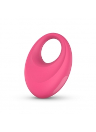 Розовое интерактивное эрекционное виброкольцо Leo - Easy toys - в Новокузнецке купить с доставкой