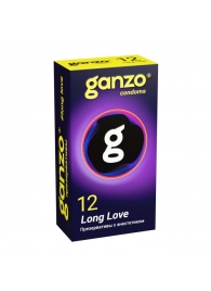 Презервативы с анестетиком для продления удовольствия Ganzo Long Love - 12 шт. - Ganzo - купить с доставкой в Новокузнецке