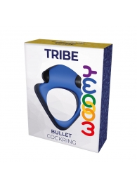 Синее эрекционное кольцо Wooomy Tribeс с вибрацией - Adrien Lastic - в Новокузнецке купить с доставкой Синее эрекционное кольцо Wooomy Tribeс с вибрацией - Adrien Lastic - в Новокузнецке купить с доставкой