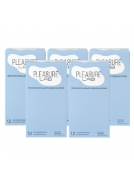 Набор из 5 упаковок ультратонких презервативов Pleasure Lab (по 12 шт.) - Pleasure Lab - купить с доставкой в Новокузнецке