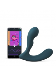 Темно-бирюзовый вибромассажер простаты Solstice X - Magic Motion - в Новокузнецке купить с доставкой Темно-бирюзовый вибромассажер простаты Solstice X - Magic Motion - в Новокузнецке купить с доставкой