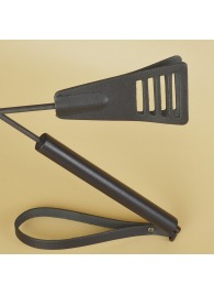 Черный кожаный стек «Сириус» - 60 см. - Sitabella - купить с доставкой в Новокузнецке