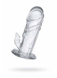Прозрачная насадка на пенис Uco - 13 см. - A-toys - в Новокузнецке купить с доставкой