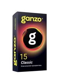 Классические презервативы с обильной смазкой Ganzo Classic - 15 шт. - Ganzo - купить с доставкой в Новокузнецке