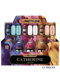 Набор из 15 мастурбаторов Catherine Olga - Baile - в Новокузнецке купить с доставкой