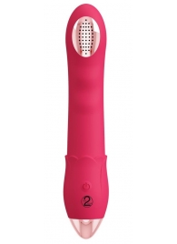 Малиновая насадка на душ с вибрацией Showers to orgasm - 20,1 см. - Orion - купить с доставкой в Новокузнецке
