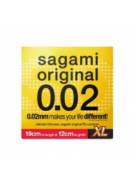 Презерватив увеличенного размера Sagami Original 0.02 XL-size - 1 шт. - Sagami - купить с доставкой в Новокузнецке