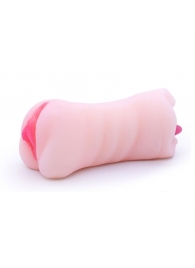 Телесный двусторонний мастурбатор - вагина и ротик - Boys of Toys - в Новокузнецке купить с доставкой