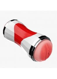 Двусторонний мастурбатор в колбе Power Grip Cup - вагина и ротик - Boys of Toys - в Новокузнецке купить с доставкой