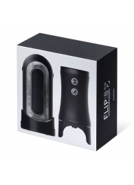 Набор Tenga Flip Zero Electronic Vibrotation: мастурбатор с вибрацией и устройство вращения - Tenga - в Новокузнецке купить с доставкой Набор Tenga Flip Zero Electronic Vibrotation: мастурбатор с вибрацией и устройство вращения - Tenga - в Новокузнецке купить с доставкой