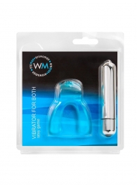 Голубая капа с вибропулей для оральных ласк - Erowoman-Eroman купить в Новокузнецке с доставкой в Orgasmix.ru Голубая капа с вибропулей для оральных ласк - Erowoman-Eroman