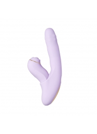 Сиреневый вибромассажер со съёмным клиторальным пульсатором DuoGlow - Svakom купить в Новокузнецке с доставкой в Orgasmix.ru Сиреневый вибромассажер со съёмным клиторальным пульсатором DuoGlow - Svakom