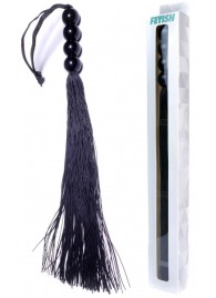 Черная силиконовая плеть - 37 см. - Boys of Toys - купить с доставкой в Новокузнецке