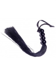 Черная силиконовая плеть - 37 см. - Boys of Toys - купить с доставкой в Новокузнецке