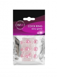 Прозрачная сквозная насадка на пенис с цветными шариками - Erowoman-Eroman - в Новокузнецке купить с доставкой Прозрачная сквозная насадка на пенис с цветными шариками - Erowoman-Eroman - в Новокузнецке купить с доставкой