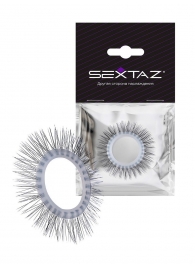 Круглое эрекционное кольцо с «ресничками» - Sextaz - в Новокузнецке купить с доставкой