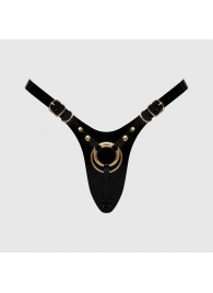 Черный пояс для фиксации насадок Strap-On-Me Leatherette Harness Fabulous - Strap-on-me - купить с доставкой в Новокузнецке