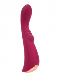 Малиновый вибратор для G-стимуляции - 19,1 см. - Erokay