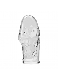 Прозрачная насадка на пенис Booker - 8 см. - Baile - в Новокузнецке купить с доставкой