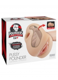 Телесный мастурбатор-вагина Pussy Pounder Squeeze Stroker - Pipedream - в Новокузнецке купить с доставкой