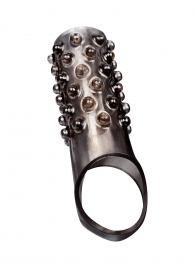 Дымчатая насадка на пенис с выпуклостями - 12 см. - Sex Expert - в Новокузнецке купить с доставкой